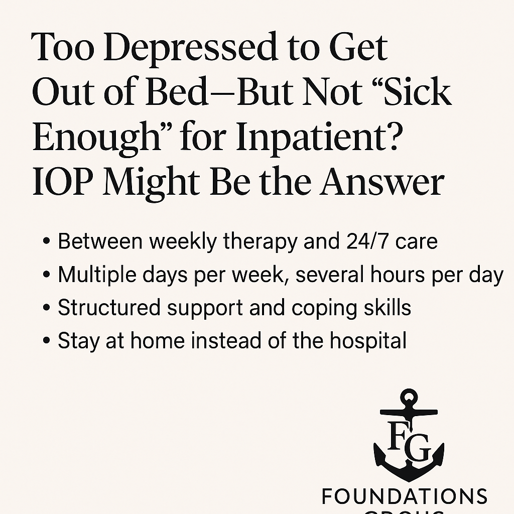 Too Depressed to Get Out of Bed