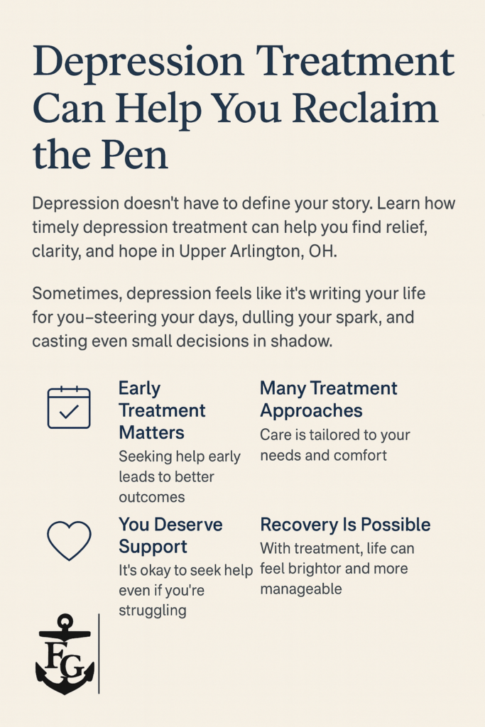 Depression Treatment Can Help You Reclaim the Pen